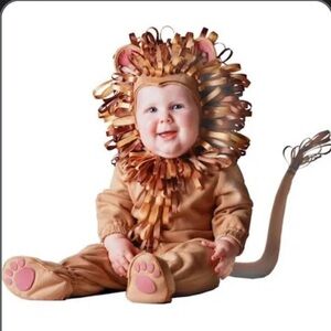 Adorable Tan Lion Costume for Kids